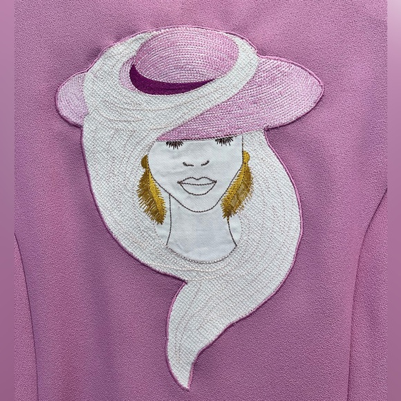 EUC Vintage Jennifer James Pink 2 Piece Suit with Skirt size 12 - Picture 3 of 11